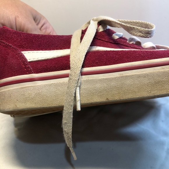 Vans Unisex old School suede Burgundy Ward Low Top Lace-Up Skateboard Shoe W 9.5 - Picture 12 of 13